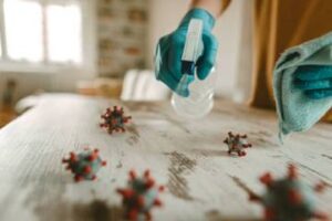 Antimicrobianos en productos de limpieza